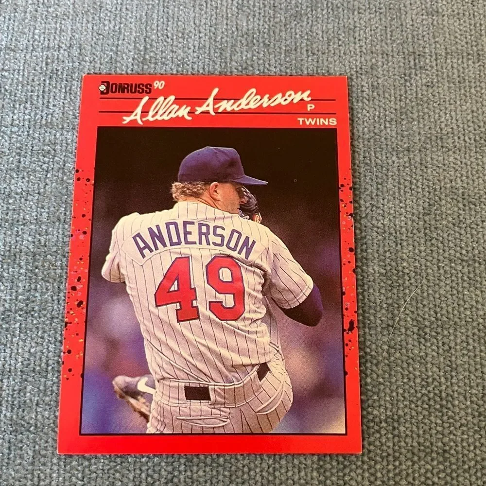 1990 Donruss Minnesota Twins Baseball Card Trading Card